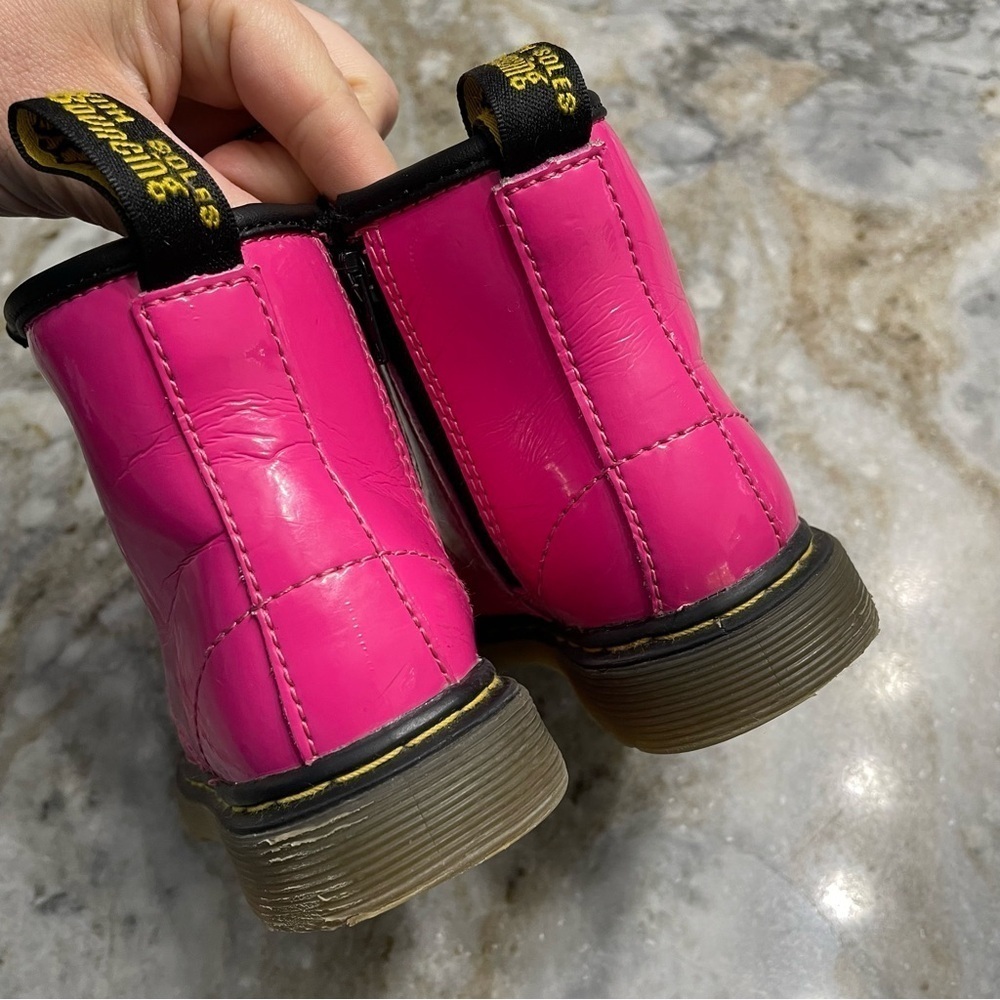 Dr. Martens 1460 8-Eye Boot - Little Kid Pink - Picture 8 of 12